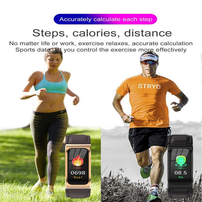 Waterproof Smart Watch With Heart Rate And Sleep Monitoring - Black