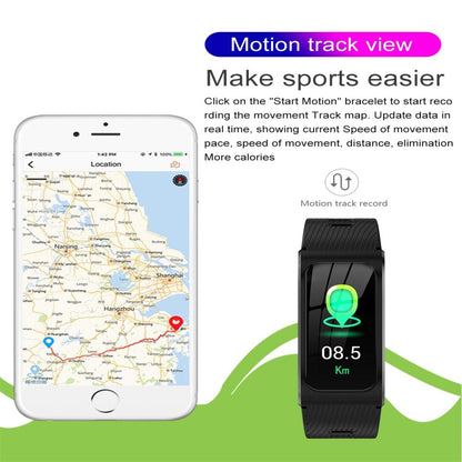 Waterproof Smart Watch With Heart Rate And Sleep Monitoring - Black